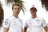 Foto zur News: Rosberg lobt Schumacher: &quot;Michael hat einen Anteil am