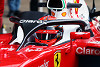 Foto zur News: Hallo, Halo! Kimi Räikkönen testet Kopfschutz in Barcelona