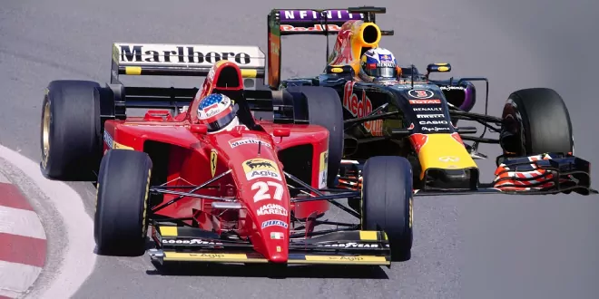 Foto zur News: Wie F1-Autos früher aussahen!