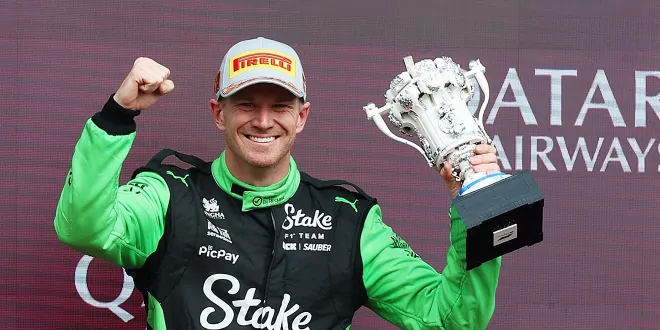 Foto zur News: Endlich, endlich Hülkenberg!