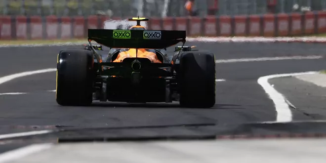 Foto zur News: Norris diktiert Tempo in FT1