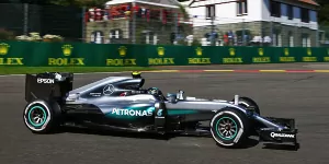 Foto zur News: Formel 1 Belgien 2016: Nico Rosberg fährt Bestzeit mit Halo