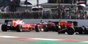 Foto zur News: Ferrari vs. Verstappen: Streit um Schuldfrage beim