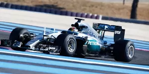 Foto zur News: Hamilton und Rosberg testen erstmals 2017er-Reifen