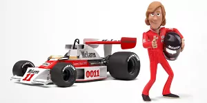 Foto zur News: &quot;Tooned&quot;-Video: McLaren macht James Hunt zu 007