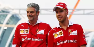 Foto zur News: Harmonie bei Ferrari: Vettel darf dem Chef die Meinung