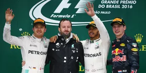 Foto zur News: Formel 1 Brasilien 2016: Hamilton gewinnt Regen-Krimi