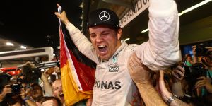 Foto zur News: Weltmeister im Feiern: Rosberg erst um 8:45 Uhr im Bett!