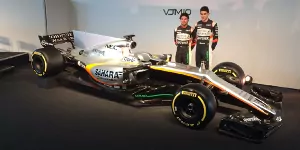 Foto zur News: Force India zeigt den VJM10: Volle Attacke in Silber - auf