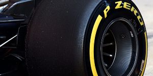 Foto zur News: Formel-1-Holzreifen: Weicher 2017er-Pirelli hält 80 Runden