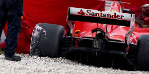 Foto zur News: Formel-1-Tests 2017: Ferrari-Ass Kimi Räikkönen crasht