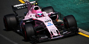 Foto zur News: Force India: Esteban Ocon wird von Bremssystem gestoppt