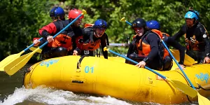 Foto zur News: Formel 1 auf dem Wasser: In Montreal wird wieder gerudert