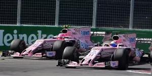 Foto zur News: Luxusproblem Stallkrieg: Force India von Ocon überrascht