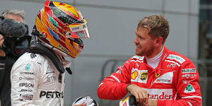 Foto zur News: Handshake-Affäre: Das passierte zwischen Vettel und Hamilton