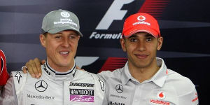 Foto zur News: Lewis Hamilton widmet Rekord-Pole Michael Schumacher