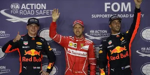 Foto zur News: Formel 1 Singapur 2017: Vettel auf Pole, Hamilton nur