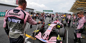 Foto zur News: Force India beschwert sich: Gegner haben Regeln gebrochen!