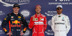 Foto zur News: Formel 1 Mexiko 2017: Vettel schlägt Verstappen knapp