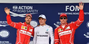 Foto zur News: Formel 1 Brasilien 2017: Bottas staubt nach Hamilton-Crash