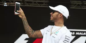 Foto zur News: Wieder Fehltritt Lewis Hamiltons: &quot;Jungs tragen keine