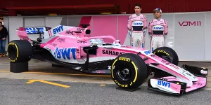 Foto zur News: Force India zeigt den VJM11 für die Formel 1 2018