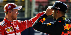 Foto zur News: Daniel Ricciardo zu Ferrari? Sebastian Vettel sagt: &quot;Mir