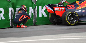 Foto zur News: Formel 1 Baku 2018: &quot;Mad Max&quot; Verstappen crasht im Training!