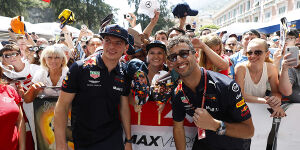 Foto zur News: Daniel Ricciardo: Verstappen nach Monaco auf Bier eingeladen