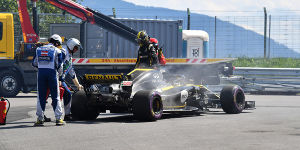 Foto zur News: Nach Hülkenberg-Schaden: Neuer Renault-Turbo in Silverstone