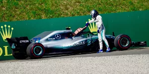 Foto zur News: Große Sorgen: Muss Mercedes Bottas&#039; Motor tauschen?