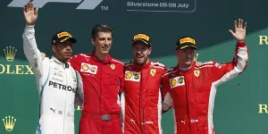 Foto zur News: Formel 1 Silverstone 2018: Vettel stiehlt Hamilton die Show!