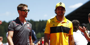 Foto zur News: Sainz und Grosjean: Frust-Brüder vergeben sich