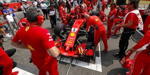 Foto zur News: Ferrari kühlt Kamera: Leistungssteigerung beim Start?