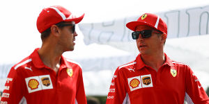 Foto zur News: Vettel: &quot;Traurig&quot; über Verlust von Teamkollege Räikkönen