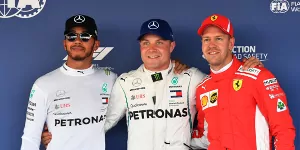 Foto zur News: Formel 1 Sotschi 2018: Bottas nach Hamilton-Patzer auf Pole