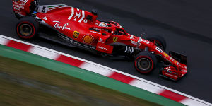 Foto zur News: Sebastian Vettel unbesorgt: Freitags-Bummeltempo nur ein