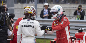 Foto zur News: Hamilton verteidigt Vettels Fahrstil: &quot;Nicht rücksichtslos,