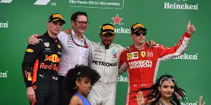 Foto zur News: Formel 1 Brasilien 2018: Rauferei überschattet Mercedes&#039;