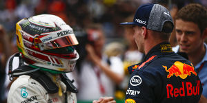 Foto zur News: Video: So hat Lewis Hamilton Max Verstappen belehrt