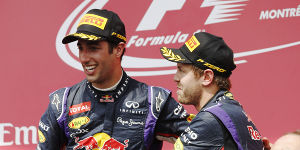 Foto zur News: Ricciardo lobt Vettel: Als Teamkollege auch bei Niederlagen
