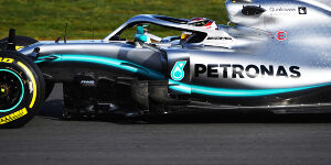 Foto zur News: &quot;Großartiges erstes Date&quot;: Lewis Hamilton nach Shakedown