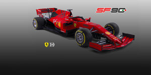 Foto zur News: Präsentation Ferrari SF90: Vettels neuer Bolide &quot;so extrem