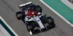 Foto zur News: Giovinazzi begeistert: Alfa Romeo von der ersten Runde an