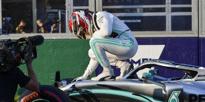 Foto zur News: &quot;Echter Schock&quot;: Hamilton von Mercedes-Stärke überwältigt