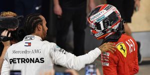 Foto zur News: Nach Leclerc-Ausfall: Lewis Hamilton will nicht von &quot;Glück&quot;