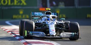 Formel-1-Qualifying Baku: Bottas nach Leclerc-Unfall auf