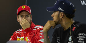 Foto zur News: &quot;Wirklich gefährlich&quot;: Hamilton meckert über Vettel