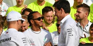 Foto zur News: Lewis Hamilton: &quot;Wir haben Toto viel zu verdanken&quot;