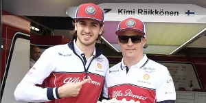 Foto zur News: Giovinazzi: Kimi ist nicht der Typ, der auf dich zugeht und